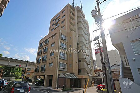三旺マンション砂田橋の外観(北東側から)