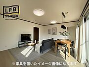 広々としたゆったりリビングで家族の楽しい時間も増えそうですね♪
