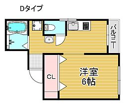 サンハイツ  ｜ 大阪府大阪市西成区千本中1丁目6-24（賃貸マンション1R・1階・24.87㎡） その2