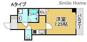 Halu花園町  ｜ 大阪府大阪市西成区松2丁目5-1(仮)（賃貸マンション1K・5階・25.09㎡） その2