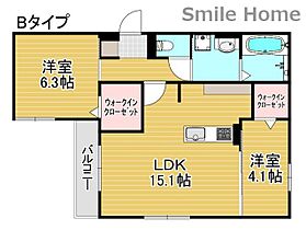 スペチアーレ南住吉3丁目  ｜ 大阪府大阪市住吉区南住吉3丁目31-8（賃貸アパート2LDK・3階・60.71㎡） その2