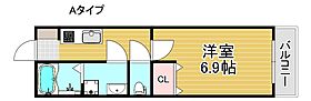 グリッター沢ノ町  ｜ 大阪府大阪市住吉区殿辻2丁目7-20（賃貸アパート1K・1階・25.65㎡） その2