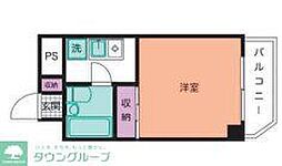 JR南武線 矢川駅 徒歩2分の賃貸マンション 1階ワンルームの間取り