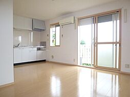 多摩都市モノレール 上北台駅 徒歩11分の賃貸アパート 2階1LDKのリビング/ダイニング