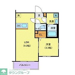 間取図画像 1LDK