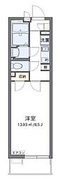 クレイノＬ　ＥＳＴＡＴＥ 3階1Kの間取り