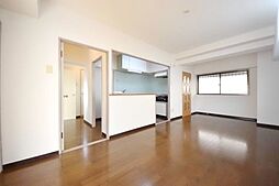 JR南武線 谷保駅 徒歩11分の賃貸マンション 1階2LDKのリビング/ダイニング