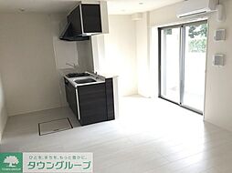 多摩都市モノレール 柴崎体育館駅 徒歩6分の賃貸マンション 1階1LDKのリビング/ダイニング