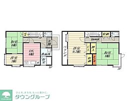 ハイツカミーナ 4DKの間取図画像
