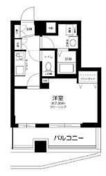 東京メトロ有楽町線 護国寺駅 徒歩2分の賃貸マンション 5階ワンルームの間取り