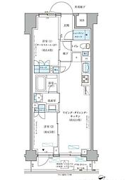 パークアクシス文京本郷 2LDKの間取図画像