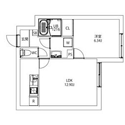 間取図画像 1LDK