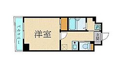 スカイコート本郷東大前壱番館 1Kの間取図画像