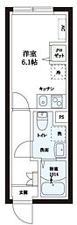 レピュア本郷レジデンス 1Kの間取図画像