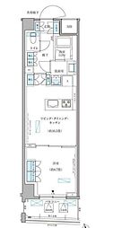 パークアクシス文京本郷 1LDKの間取図画像