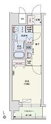 アーバネックス秋葉原EAST 1Kの間取図画像