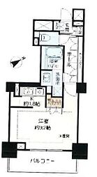 クオリア千代田御茶ノ水 1Kの間取図画像