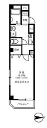 ヴェルトゥール浅草橋 1Kの間取図画像