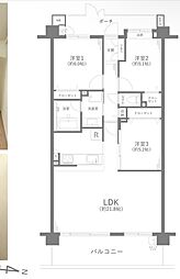 間取図画像 3LDK