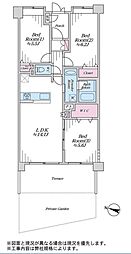 サンクレイドル志木 3LDKの間取図画像