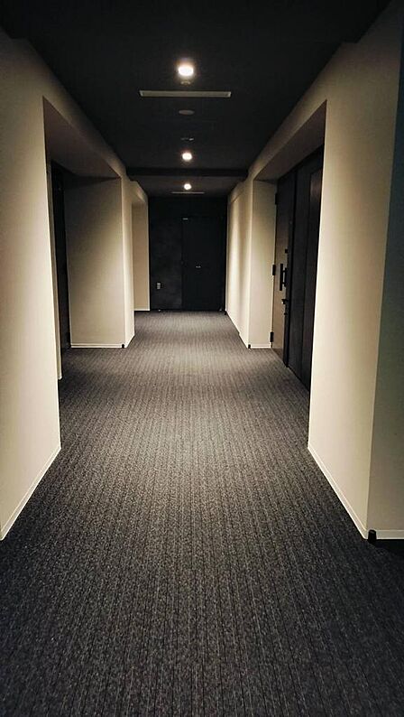 喧騒を忘れさせる、静謐な意匠。高級ホテルを彷彿とさせる内廊下設計が、ワンランク上の日常を仕立てます。