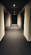 喧騒を忘れさせる、静謐な意匠。高級ホテルを彷彿とさせる内廊下設計が、ワンランク上の日常を仕立てます。