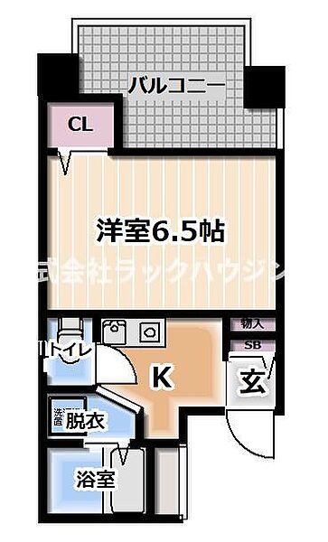 大阪府寝屋川市萱島本町(賃貸マンション1K・5階・21.82㎡)の写真 その2