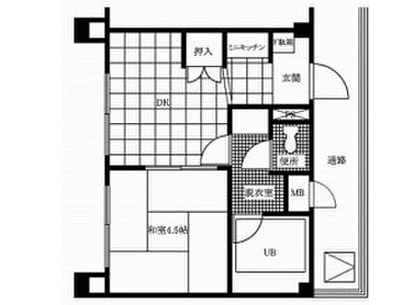 リーダーマンション ｜兵庫県姫路市東延末１丁目(賃貸マンション1DK・5階・25.36㎡)の写真 その2