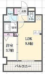 間取図画像 1LDK