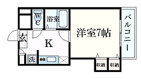 ジュネス神屋町  ｜ 兵庫県姫路市神屋町２丁目（賃貸マンション1K・7階・22.71㎡） その2