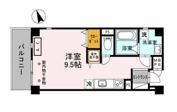 サクシード姫路駅南 201｜兵庫県姫路市東延末２丁目(賃貸マンション1R・2階・36.70㎡)の写真 その2