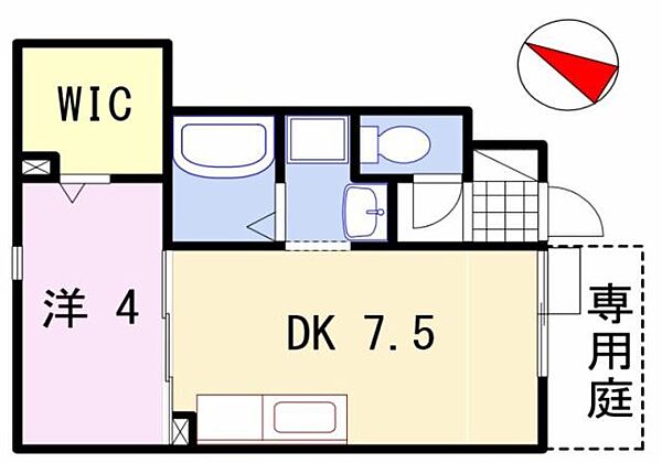 レグルス英賀保 ｜兵庫県姫路市飾磨区山崎(賃貸アパート1DK・1階・31.24㎡)の写真 その2