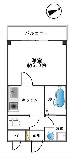 APEX姫路 ｜兵庫県姫路市飾磨区三宅３丁目(賃貸マンション1K・2階・22.00㎡)の写真 その2