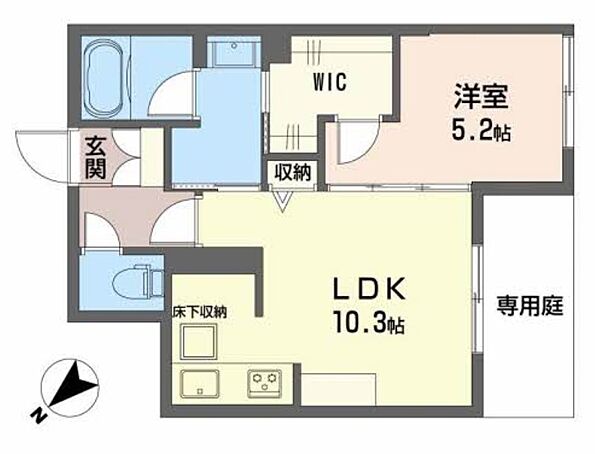 シャーメゾン・コレクト ｜兵庫県加古川市加古川町溝之口(賃貸マンション1LDK・3階・41.21㎡)の写真 その2