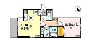 D’s駅南大路  ｜ 兵庫県姫路市安田１丁目（賃貸アパート1LDK・1階・38.79㎡） その2