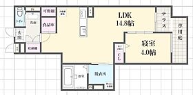 ビタミンテラス明石別所町  ｜ 兵庫県明石市別所町（賃貸アパート1LDK・1階・43.85㎡） その2