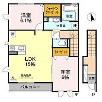 ラ・ルーチェ807　B棟 201 ｜ 兵庫県姫路市西今宿８丁目（賃貸アパート2LDK・2階・69.09㎡） その2