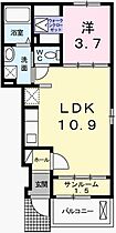 兵庫県姫路市町坪（賃貸アパート1LDK・1階・37.93㎡） その2