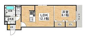 エムライズ材木町  ｜ 兵庫県明石市材木町（賃貸アパート1LDK・2階・44.85㎡） その2