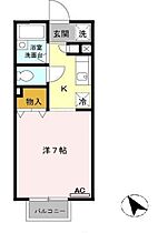 パセオ姫路II  ｜ 兵庫県姫路市亀山１丁目（賃貸アパート1K・2階・23.18㎡） その2