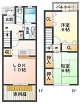 Tハイツ  ｜ 兵庫県姫路市飾磨区下野田４丁目（賃貸アパート2LDK・1階・60.00㎡） その2