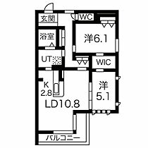 D-grace Wisteria AKASHI  ｜ 兵庫県明石市鷹匠町（賃貸アパート2LDK・3階・65.52㎡） その2