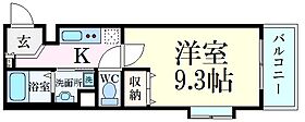 continent花影I（旧.MISTRAL花影I）  ｜ 兵庫県姫路市花影町３丁目（賃貸マンション1K・1階・29.72㎡） その2