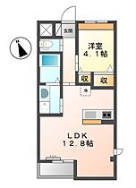 兵庫県明石市王子１丁目（賃貸マンション1LDK・3階・41.80㎡） その2