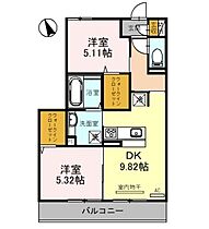 ヴィラ　ルーチェ  ｜ 兵庫県姫路市北条（賃貸アパート2LDK・1階・52.27㎡） その2