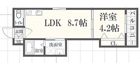 F　asecia　lotus（エフ　アソシア　ロータス）  ｜ 兵庫県加古川市加古川町本町（賃貸アパート1LDK・2階・29.34㎡） その2