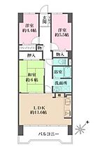 藤和東加古川ハイタウンC棟  ｜ 兵庫県加古川市野口町野口（賃貸マンション3LDK・11階・67.20㎡） その2