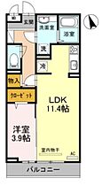 カーサクレア神屋町  ｜ 兵庫県姫路市神屋町２丁目（賃貸アパート1LDK・1階・41.67㎡） その2