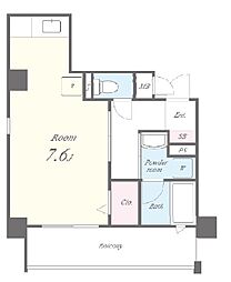 間取図画像 ワンルーム