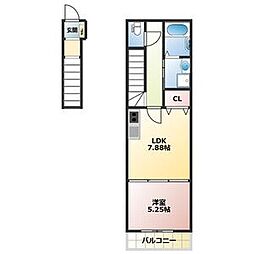 間取図画像 1LDK